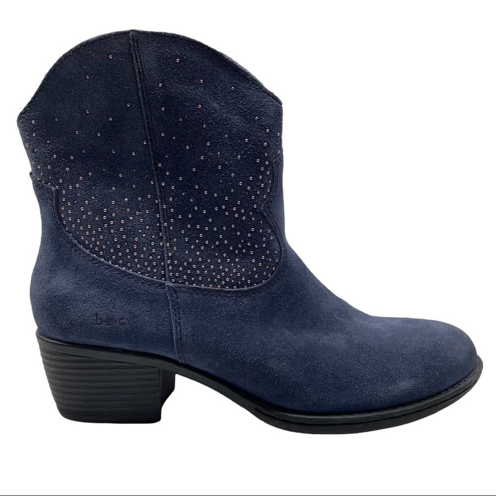 b.ø.c. Ambrosia navy suede boots
